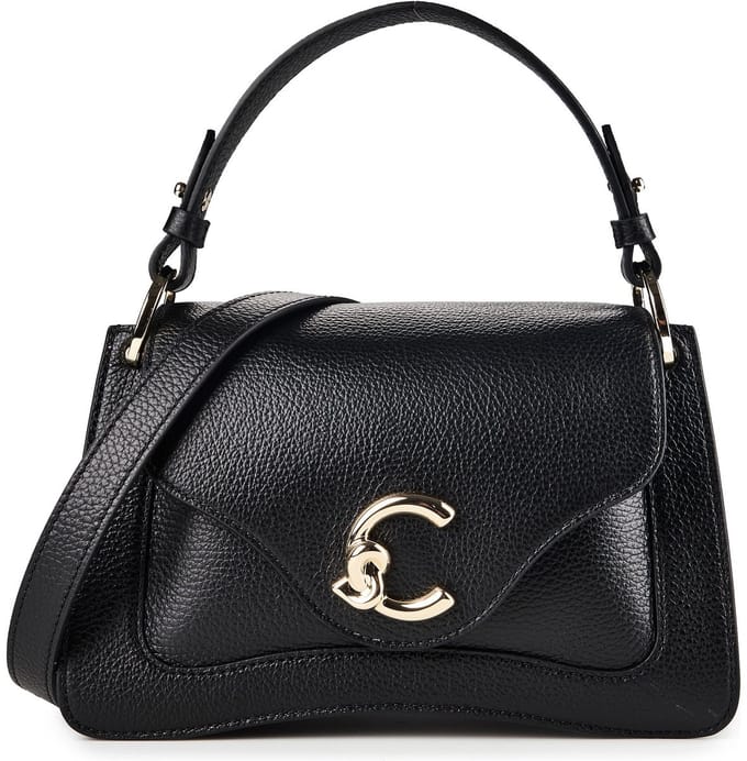 Coccinelle C-Me Schoudertas Leder 23.5 cm - Dames - noir