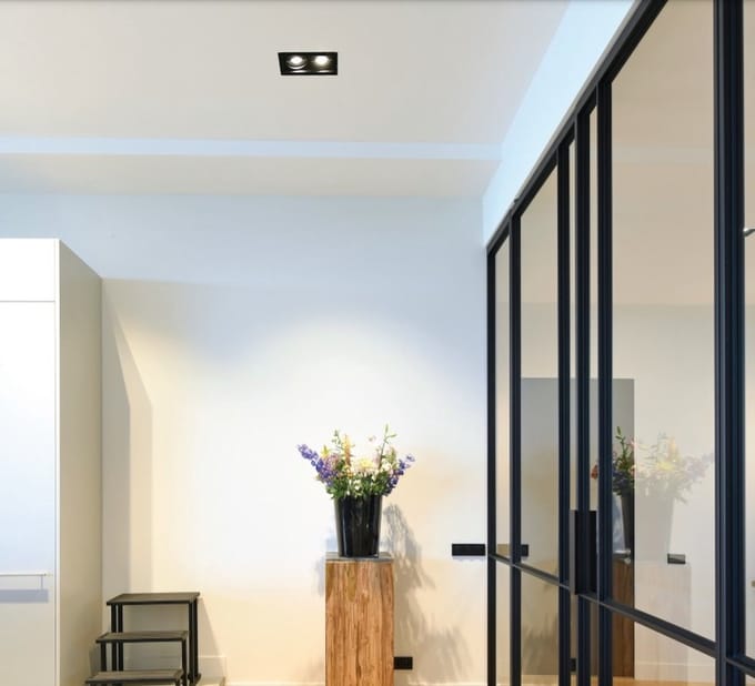 Inbouwspot Tavira Zwart GU10 2 Lichts