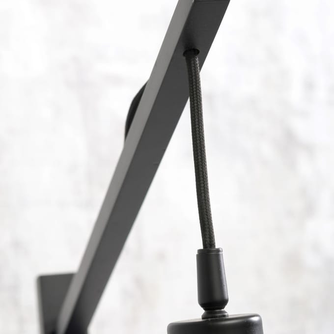 Good &amp; Mojo Andes vloerlamp, zwart/zwart