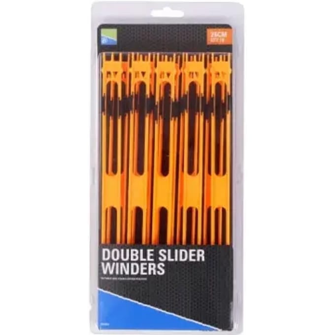 Preston Double Slider Winders + Winder Box 26cm