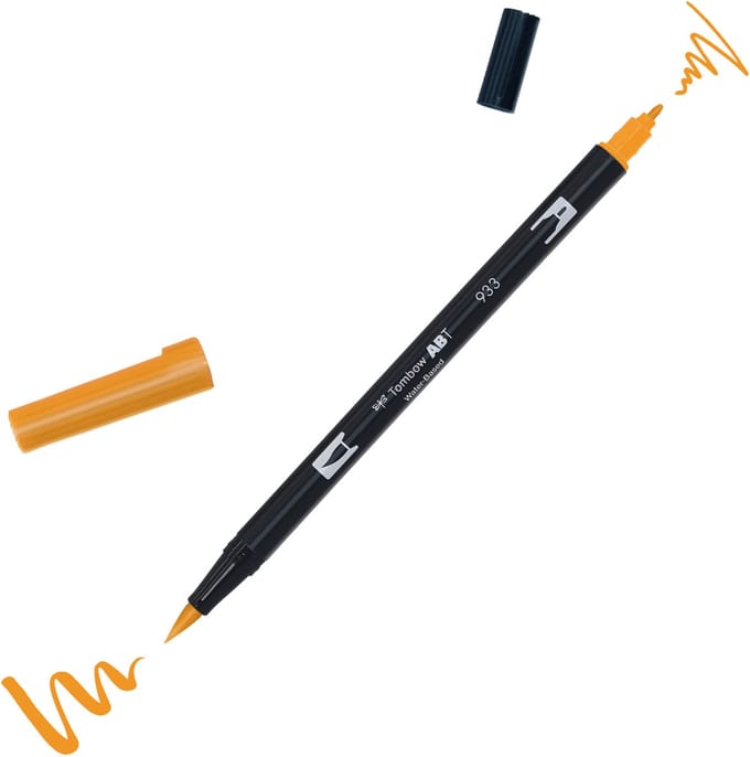 Tombow ABT Dual Brush Pen 933 orange