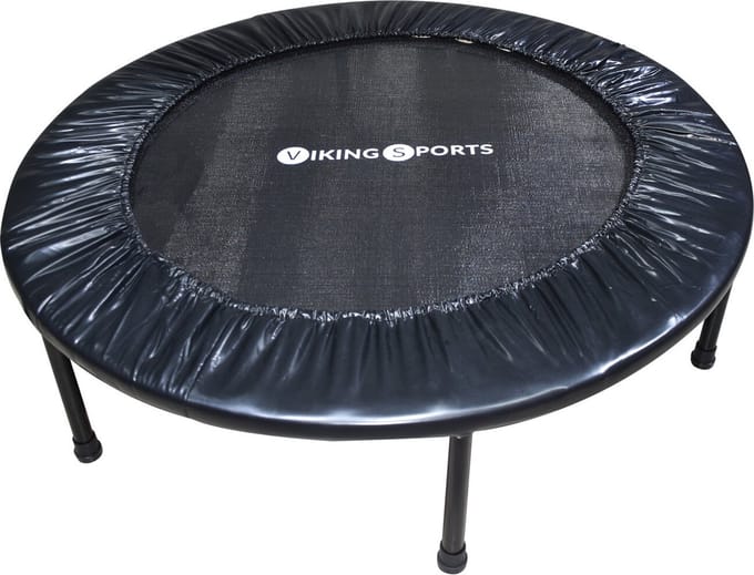 Fitness trampoline - opvouwbaar - ⌀ 101x22,5 cm - zwart