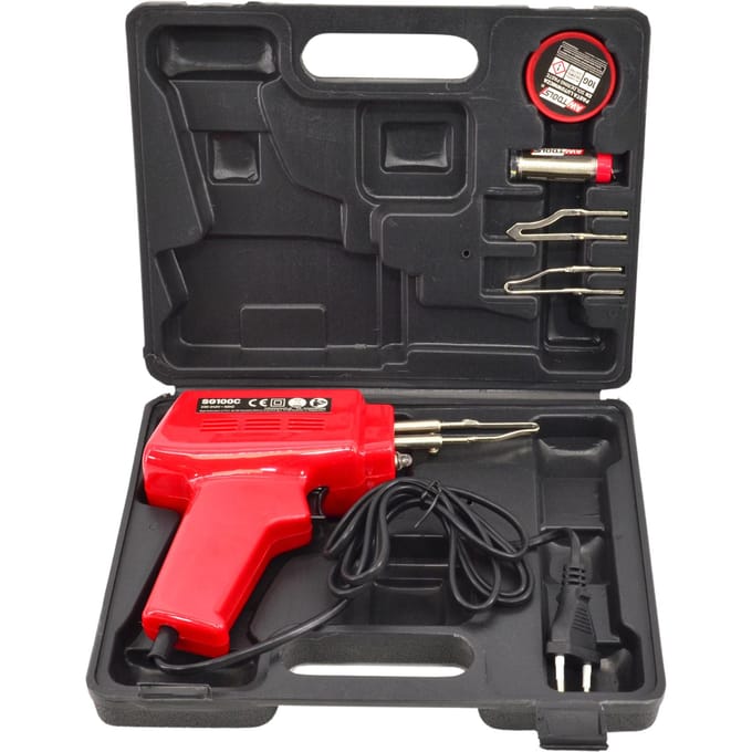 Awtools - Transformatorische Soldeerbout - 100W - Met LED - Inclusief Koffer