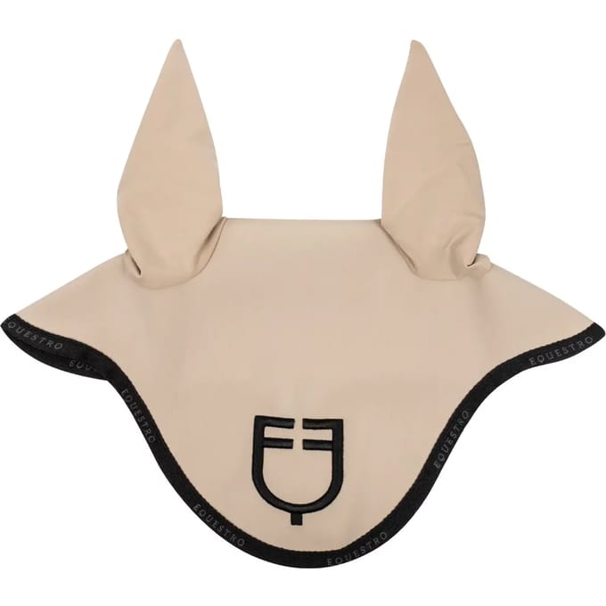 Korte muts van technische stof met logo Equestro