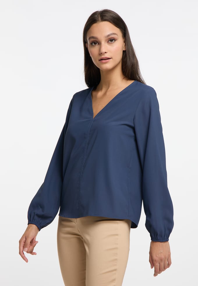 RISA Klassieke blouse met lange mouwen lymoa