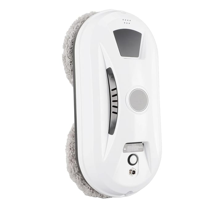 Robot Lave-vitres Aspiration 5600Pa Robot Lave-vitres Intelligent Automatique Télécommande Robot Fenêtre US Plug white