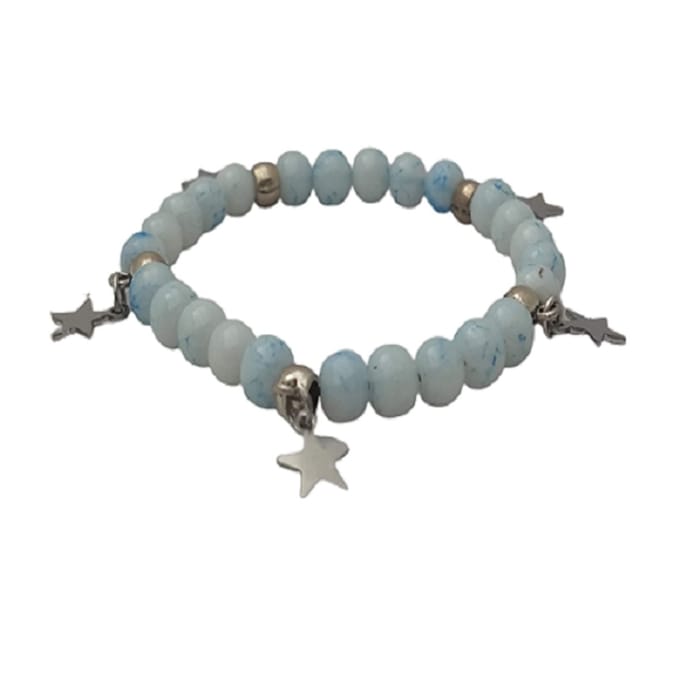 Kralenarmband-Teen Blue Star