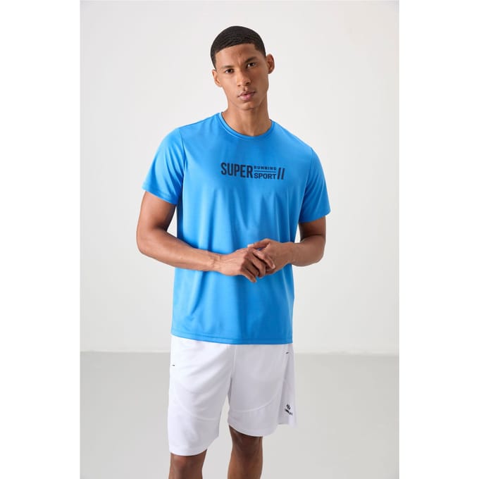 Heren Gedrukt Crew Neck T-Shirt