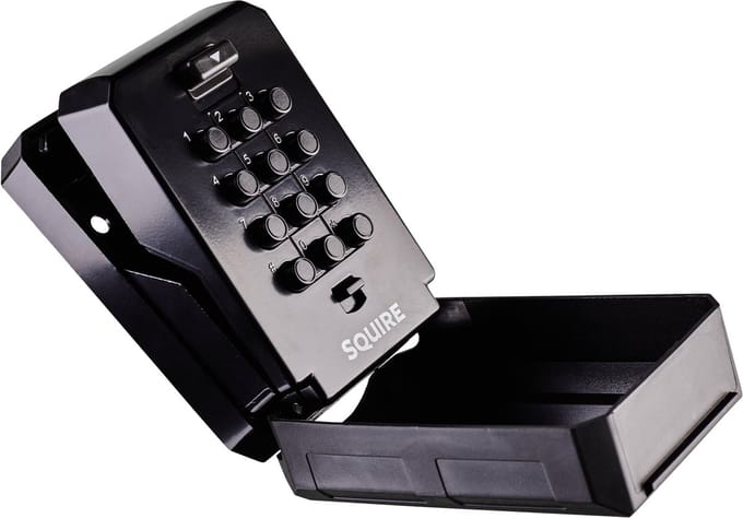 Squire Keykeep2 - Sleutelkluis met drukknoppen - Sleutelkast - Automatische Reset-functie - Combinatieslot