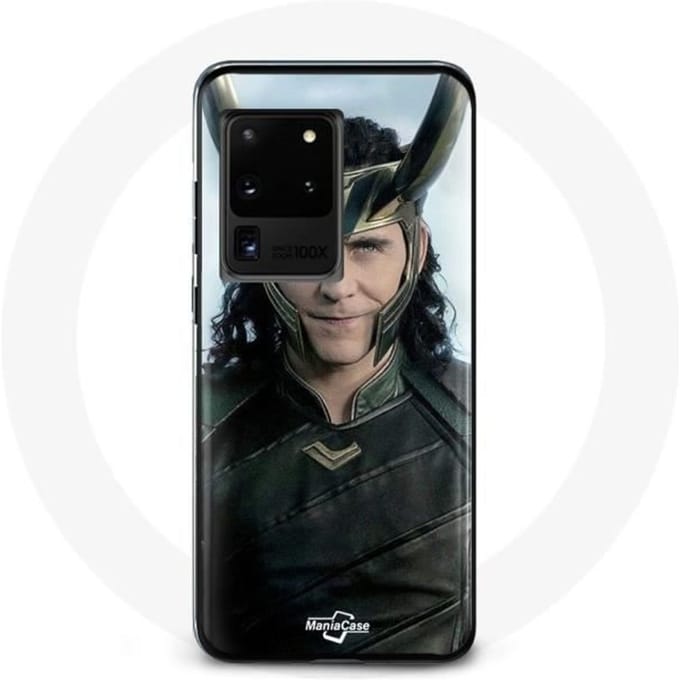 Coque - Maniacase - Samsung Galaxy S20 Ultra - Loki Thor Ragnarok - Souple - Noir noir