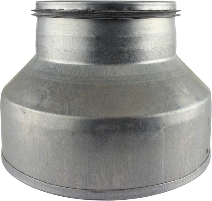 Flexibele Reductie Buis voor Ventilatie - Aluminium 100 mm naar 150 mm