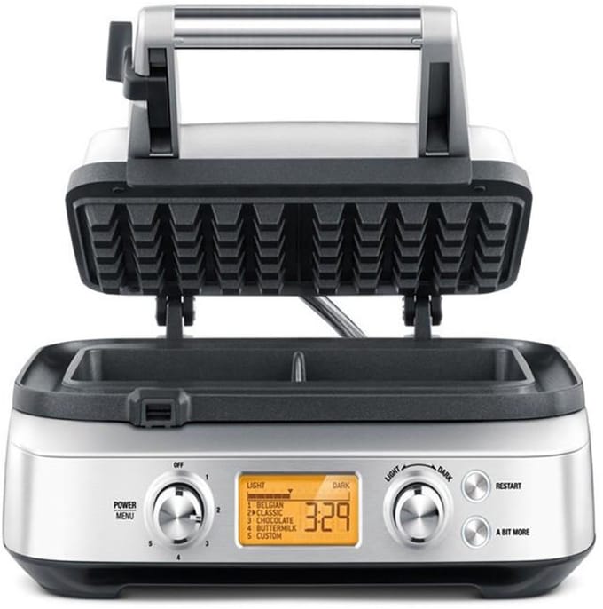 Sage the Smart Waffle Brushed Stainless Steel Wafelijzer