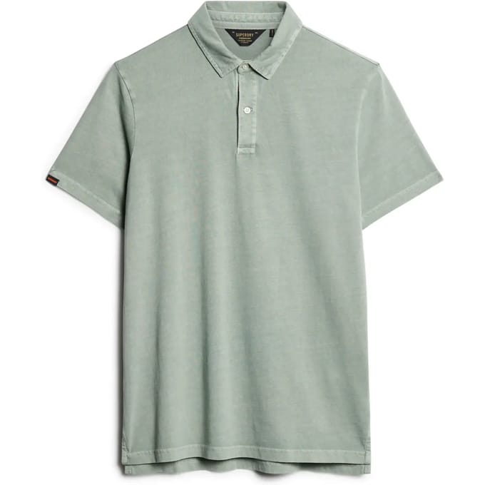 Superdry Studios Jersey Korte Mouw Poloshirt Groen 2XL Man
