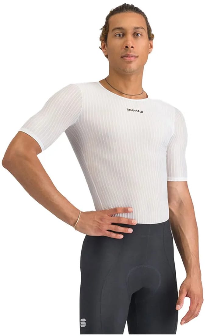 Sportful Pro Korte Mouwen Basislaag Wit 2XL Man