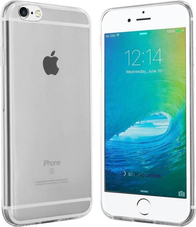 Transparant TPU hoesje voor de iPhone SE