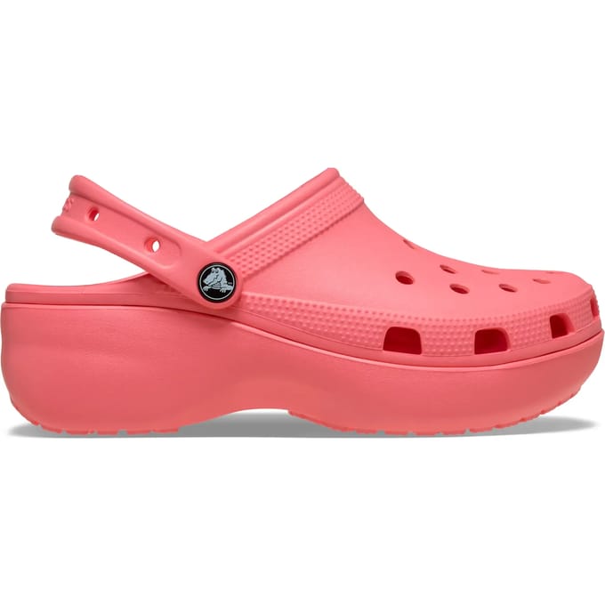 Crocs Classic Platform Clog, Vrouwen, Roze, Slippers, maat: 36/37