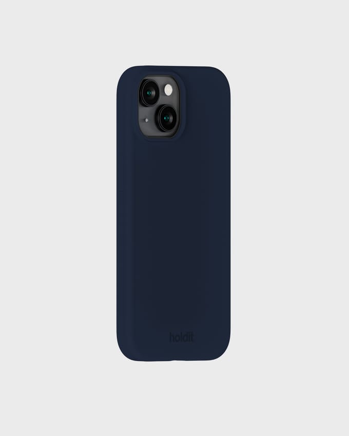 Phone Case Silicone Midnight Blue iPhone 15
