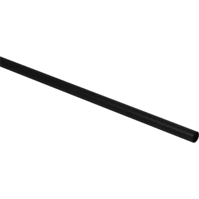 Decomode Gordijnroede - Zwart - 200cm - Diam. 20mm