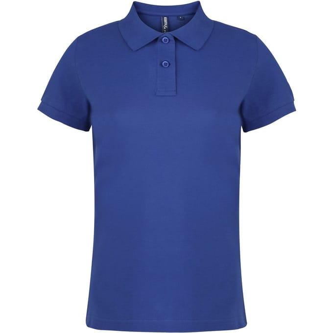 Asquith & Fox Dames/dames Poloshirt met korte mouwen en effen mouwen (Koninklijk)
