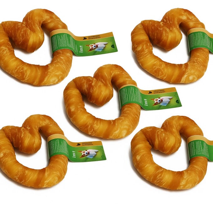 Boon natuurlijke snack hart - kip -12,5 cm - 5 stuks