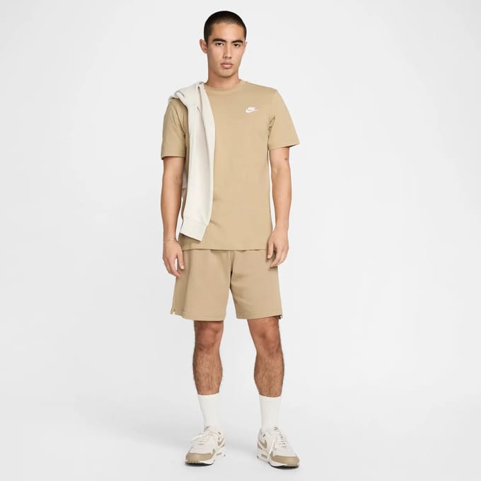Nike Club T-shirts Heren - Beige - Maat M