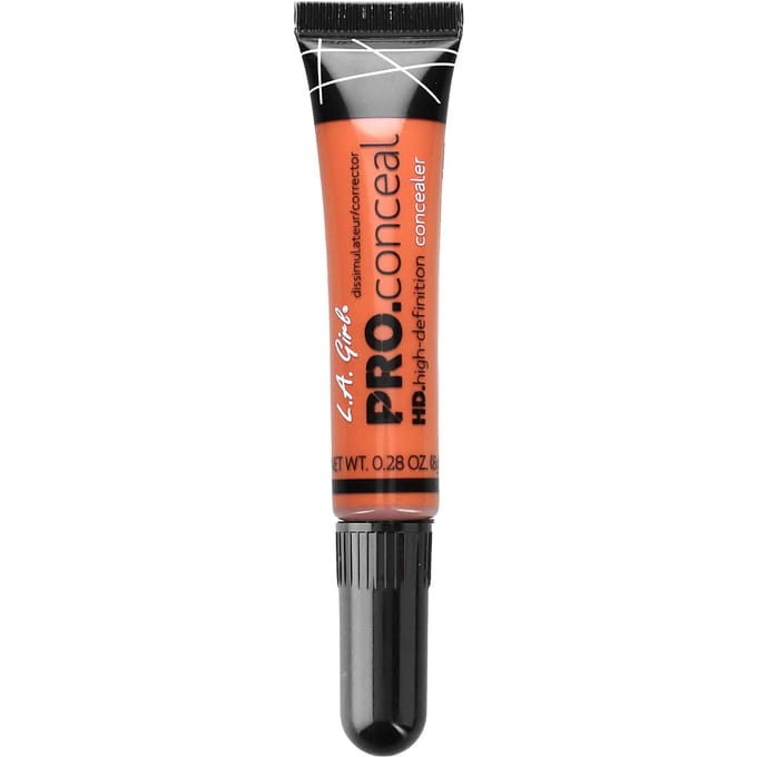 L.A. Girl, Pro Concealer HD Concealer, Orange Corrector, 0.28Oz(8G) brown