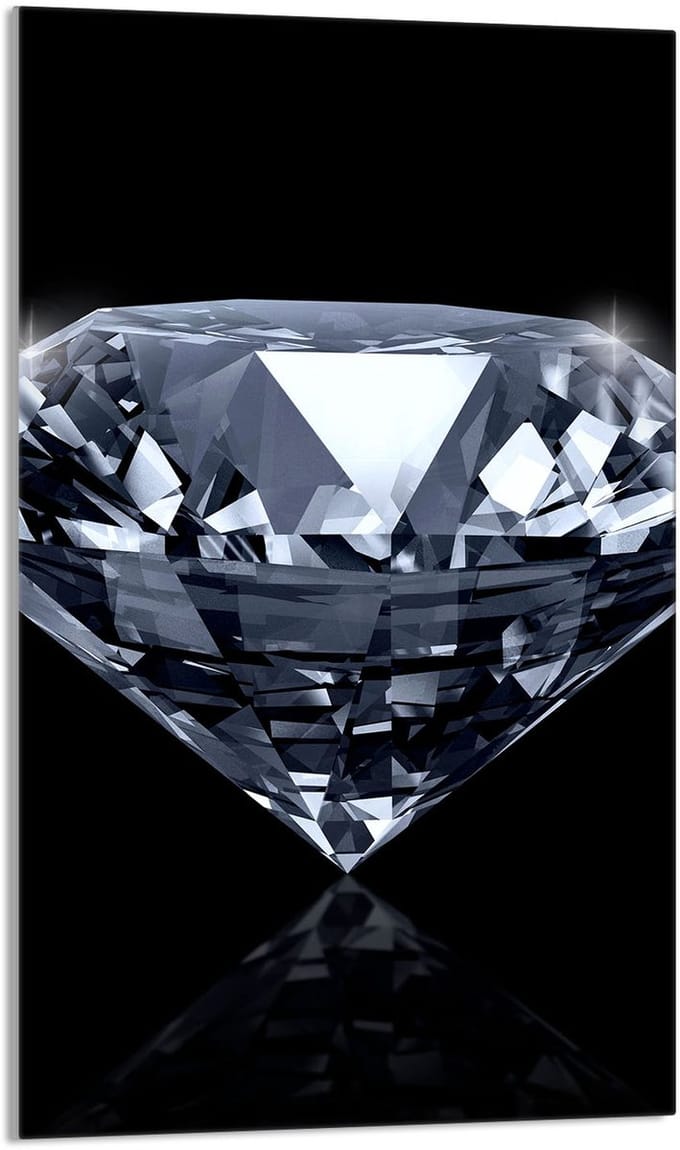 TMK ArtDeko - Snijplank Glas - 30x52 cm - Diament - Hartvormig