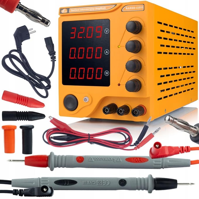 Rosfix Voeding Laboratorium Set RARES-3210 - Regelbare Voeding 0–32V 10A