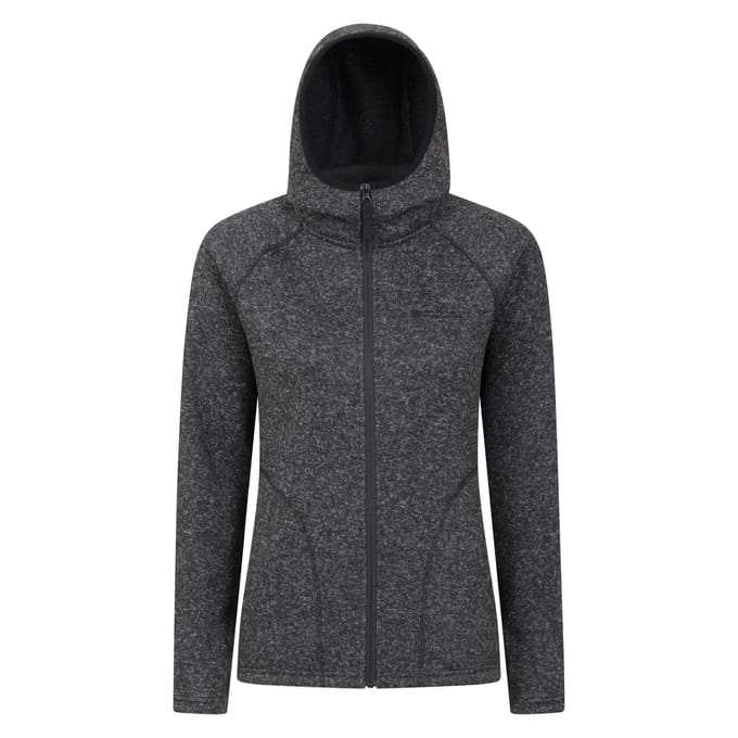 Mountain Warehouse Dames/dames Nevis Full Zip Hoodie (Zwart)