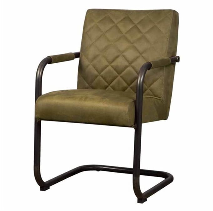 Tower Living Armstoel Civo Bull Groen
