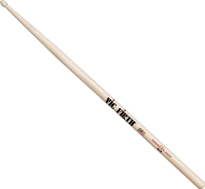Vic-Firth AJ4 Sticks, American Jazz, Wood Tip - Drumstok
