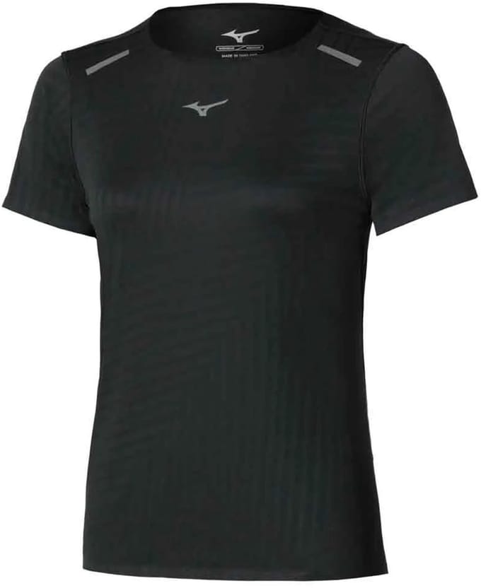 Mizuno Tech Light T-shirt Met Korte Mouwen Zwart L Vrouw