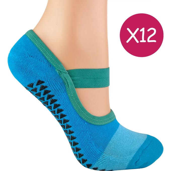 12 Paar Vrouwen Antislip Ademend Yoga Sokken
