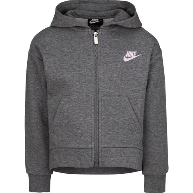 Fleece capuchontop en -broekje voor meisjes Nike Club