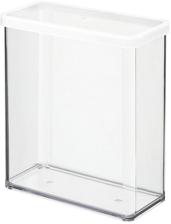 Rotho Loft voedselbewaardozen - met witte siliconenafdichtring - 3,2 liter - transparant