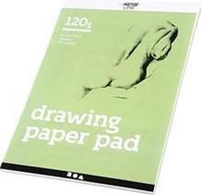 Creativ Company Drawing Pad White A4 120gr 30 Sheets