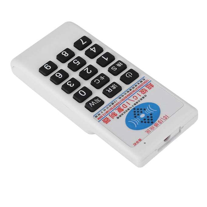 Draagbare RFID ICID kaartlezer schrijver kopieermachine duplicator 125Khz 13.56MHZ white