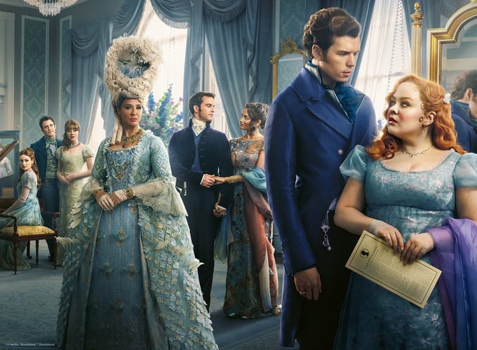 Ravensburger legpuzzel Bridgerton 500 stukjes televisie en film.