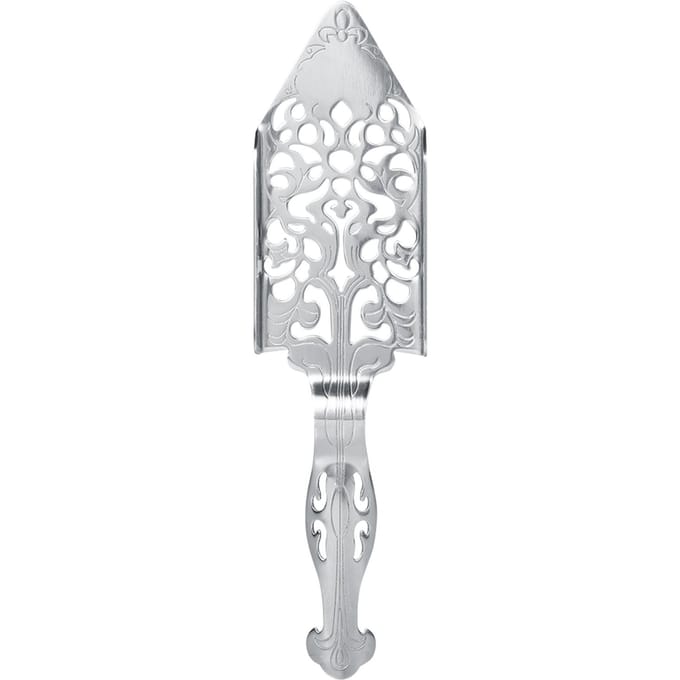1x 304 Roestvrij Staal Cocktail Bar Glas Beker Drinkfilter Absintlepel (#1) L gray