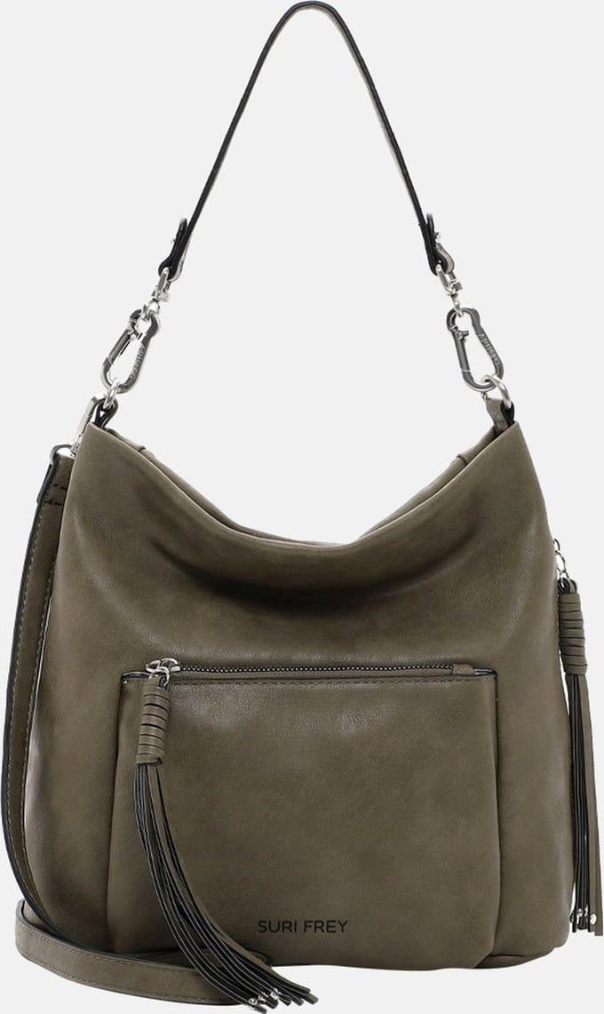 SURI FREY Shopper Schoudertas Lotty Crossover Bag Khaki Groene