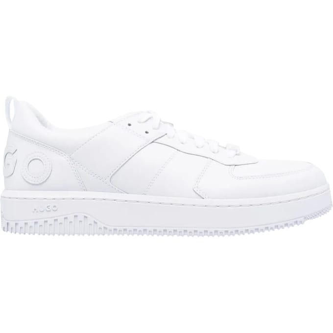 Hugo Heren Kilian Logo Platte Trainers (Wit)