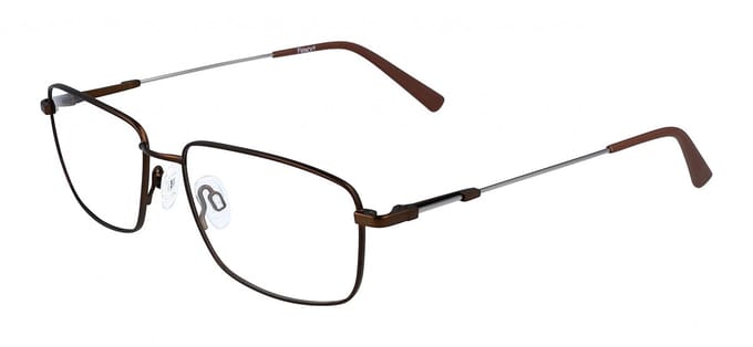 Flexon FLEXON H6001 N Brown 57/17/145 MAN Brilmonturen