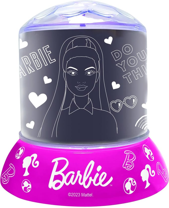 Barbie nachtlampje projector met luidspreker