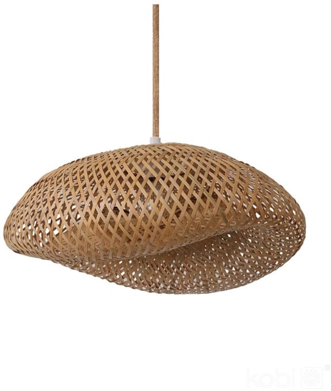 BOHO hanglamp Brugia M Ø50cm Licht Bamboe - fitting - Kobi Design | E27 | Max 1X60W exclusief
