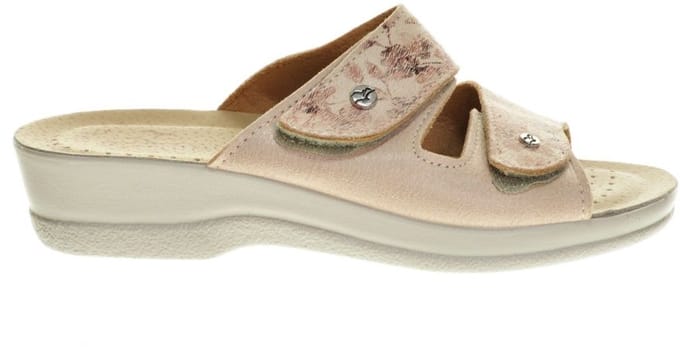 Beige Slippers Dames Fly Flot maat 42