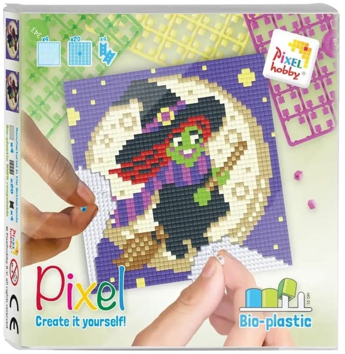 Pixelhobby Classic Halloween heks 12x12 cm