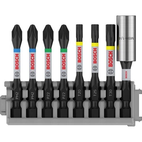 Bosch BITSSÆT IMPACT PH-PZ-TX 50MM STHOLD 8ST