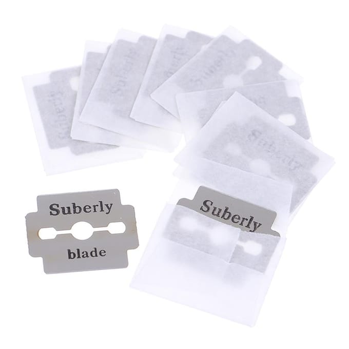 10/100 stuks eeltverwijderaar vervangende messen schaafmessen voor harde dode huid van de voet 100pcs white