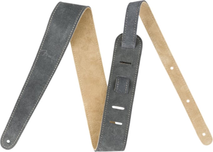 Fender 2" Reversible Suede Strap Gray/Tan - Gitaarband