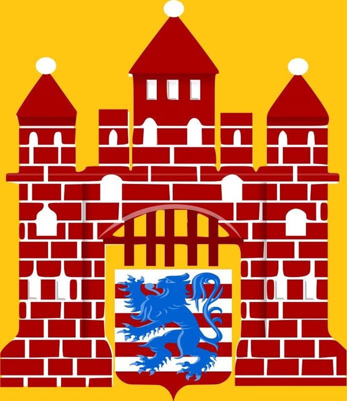 Vlag Oudenburg 100x150cm